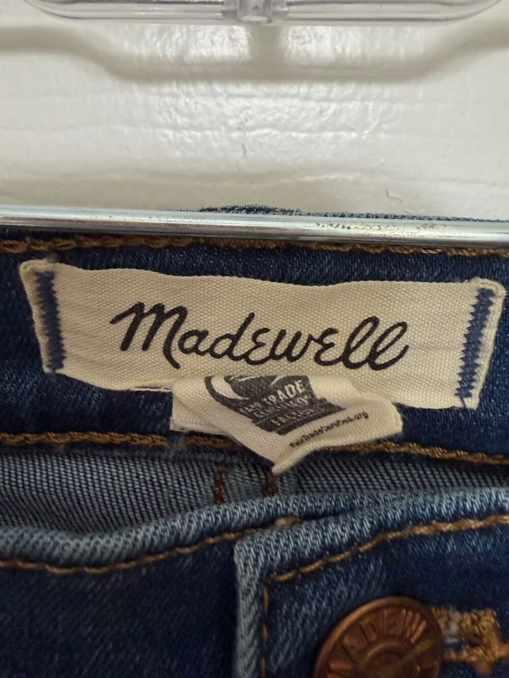 Madewell Stovepipe Jeans - Deming Wash - Size 24 - Picture 3 of 9